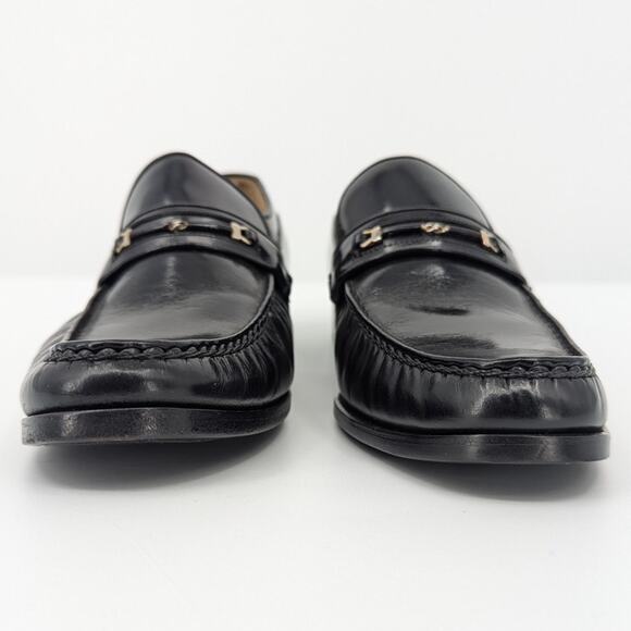 Regal Executive Club Black Leather Bit Loafer Mens 9.5 B Dress Shoe Preppy main image 7